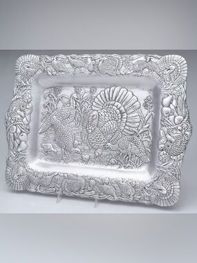 HTF Arthur Court 1992 Turkey 18.5" Serving Tray / Platter Excellent Condition!